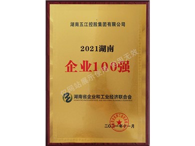 2021湖南企業(yè)100強(qiáng)